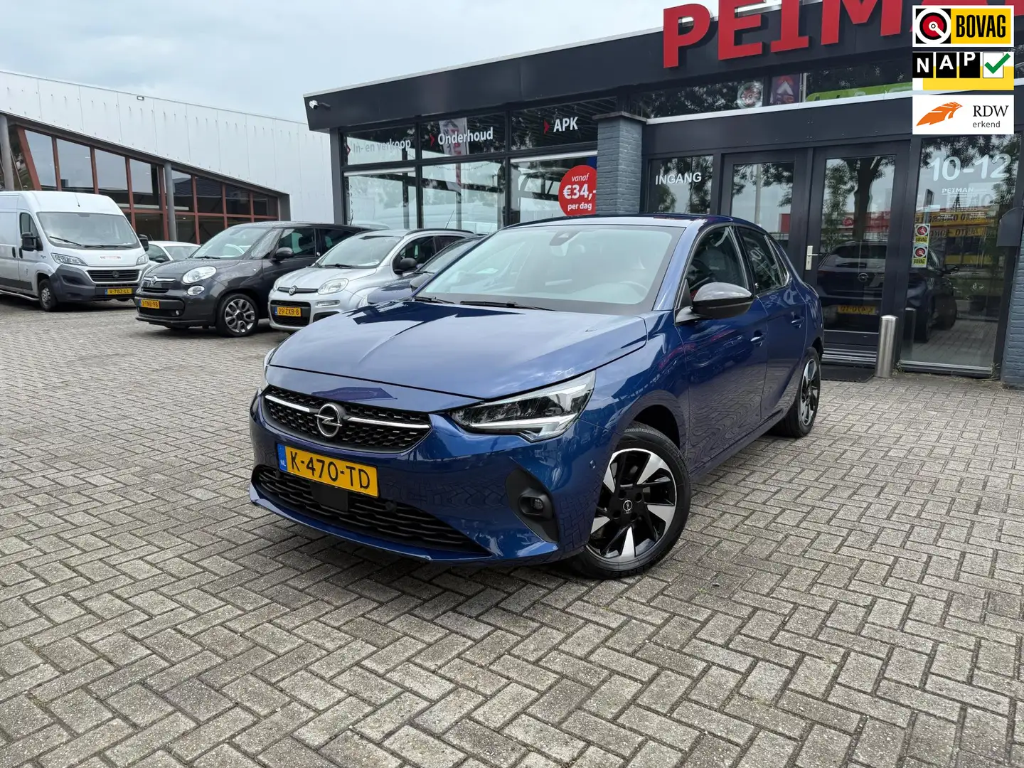 Opel Corsa-e Elegance 50 kWh Bleu - 1