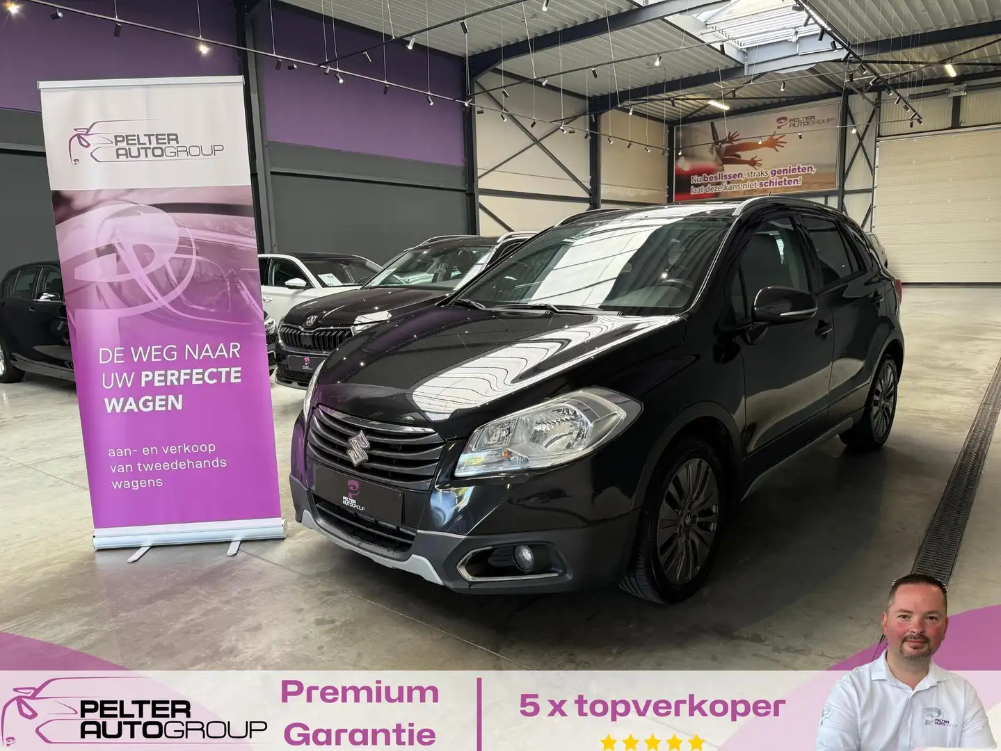 Suzuki SX4 S-Cross 1.6 DDiS Pano dak Camera Zwart - 1