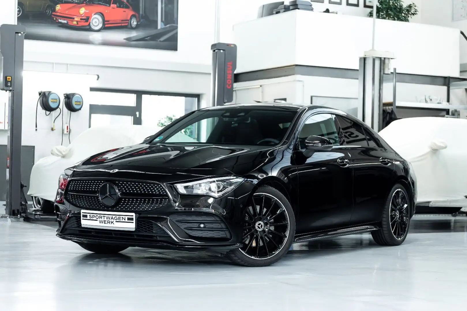 Mercedes-Benz CLA 250 4Matic I Burmester I AMG I LED Schwarz - 1