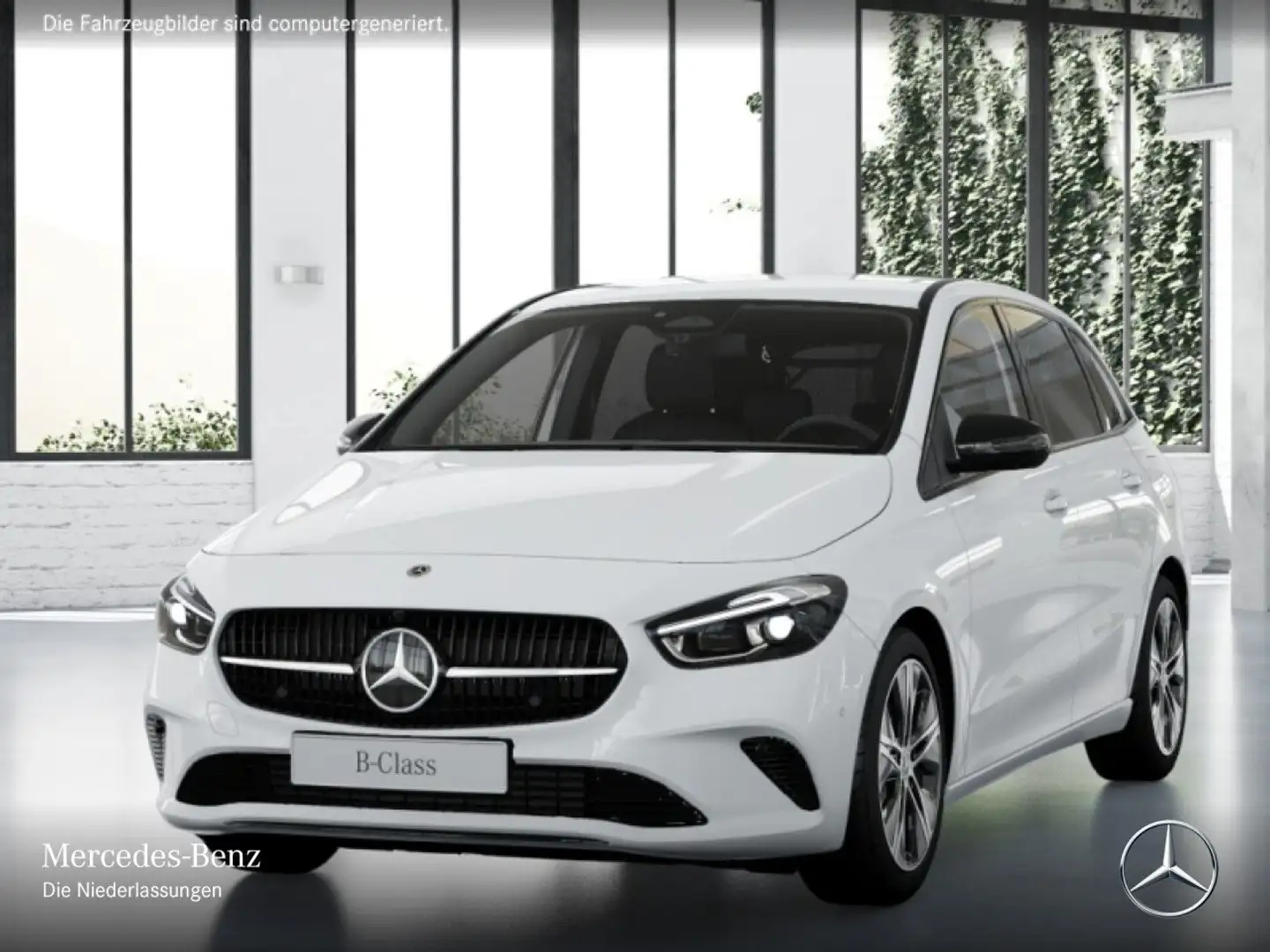 Mercedes-Benz B 180 PROGRESSIVE+NIGHT+360°+MULTIBEAM+TOTW+7G Blanc - 2