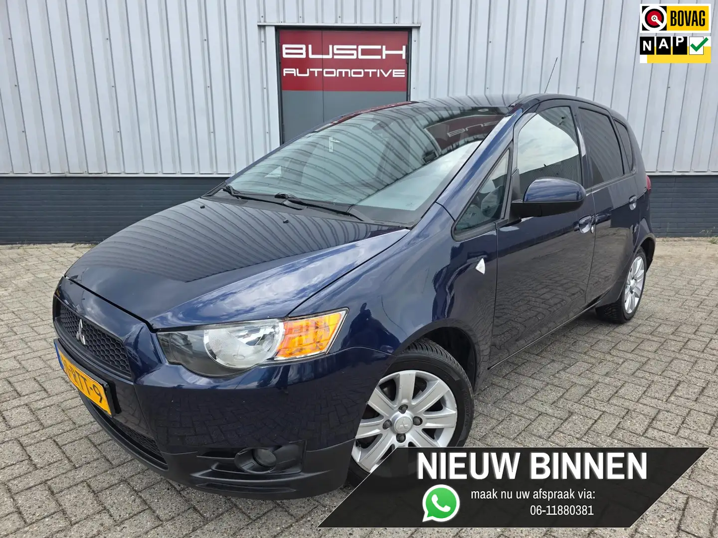 Mitsubishi Colt 1.3 5 deurs Edition Two | AIRCO | TREKHAAK | Blauw - 1