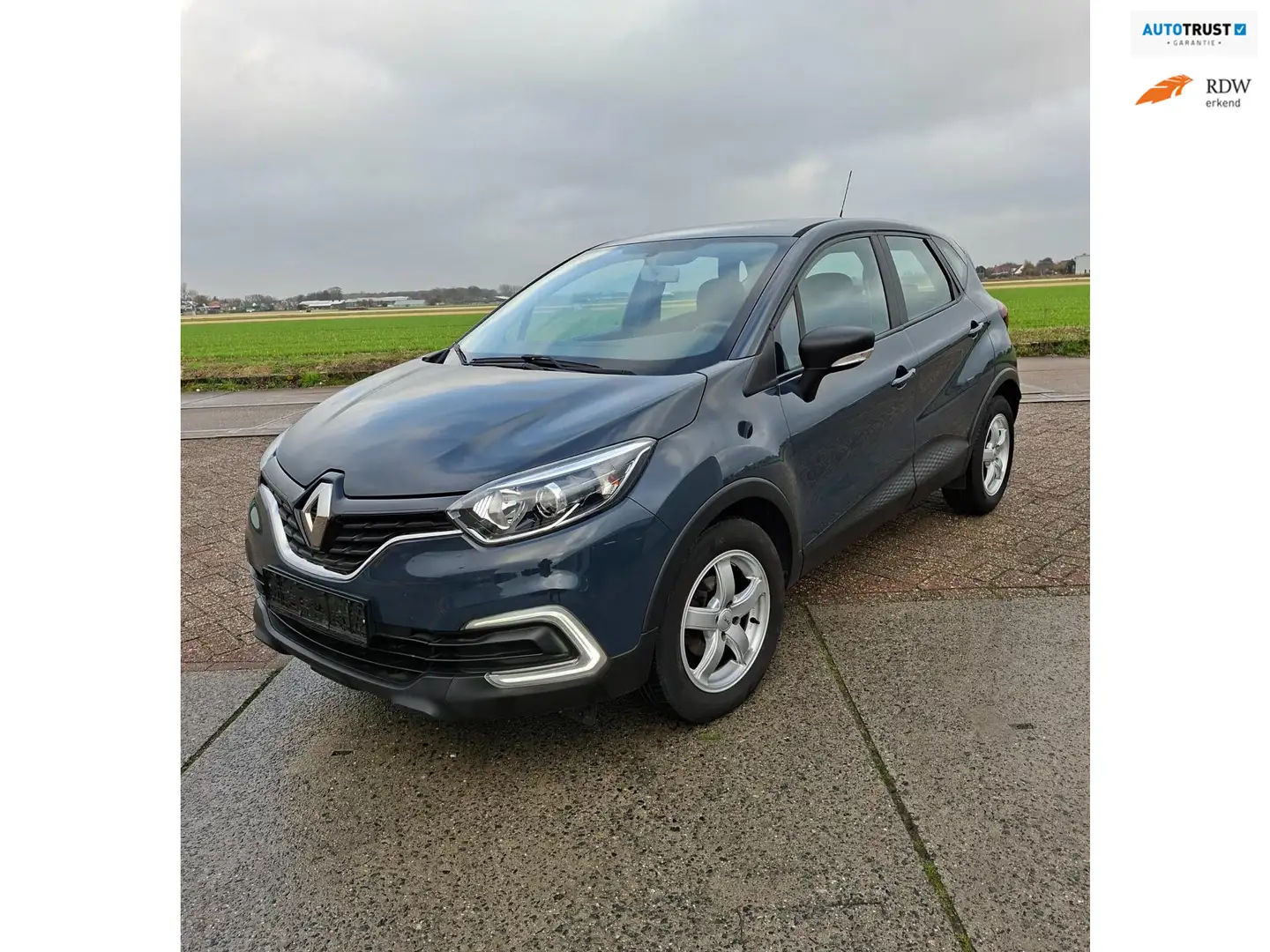 Renault Captur 0,9 TCe Life 5 drs Airco 2019 lage kmst 1e eig. Bleu - 1