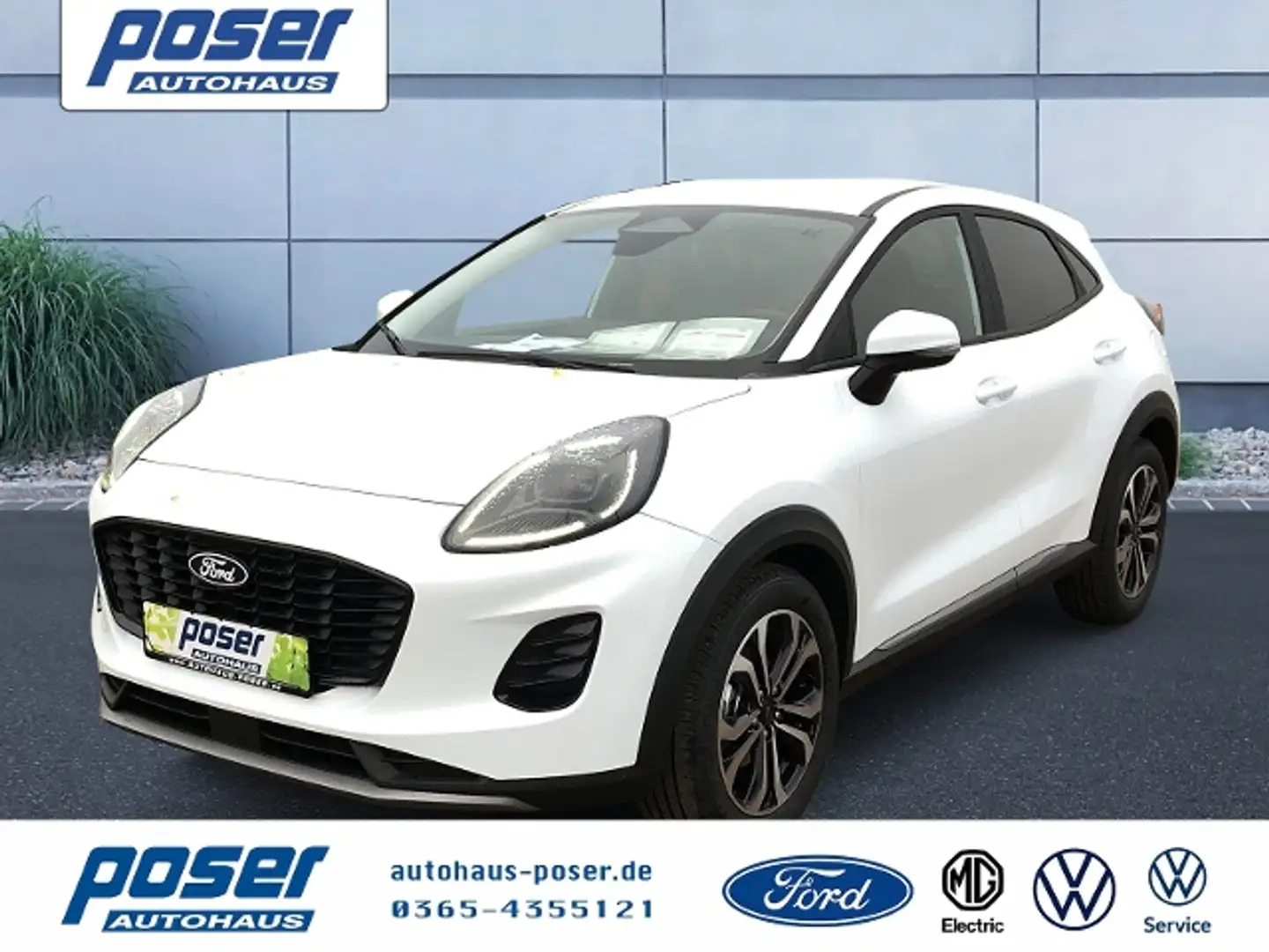 Ford Puma Titanium KLIMA LED ALU Blanc - 1