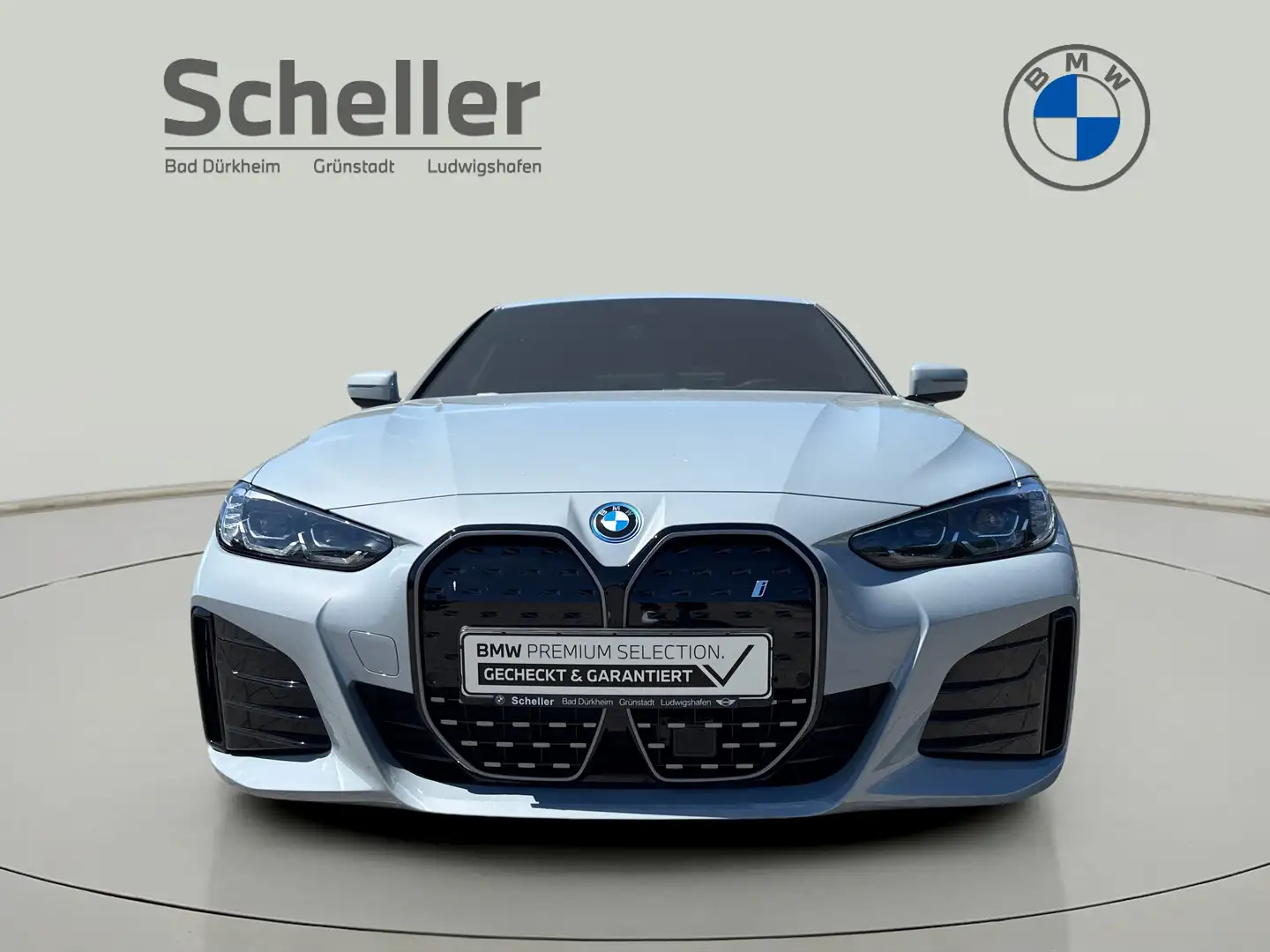BMW i4 eDrive35 M Sport HiFi DAB LED RFK Klimaaut. Grau - 2