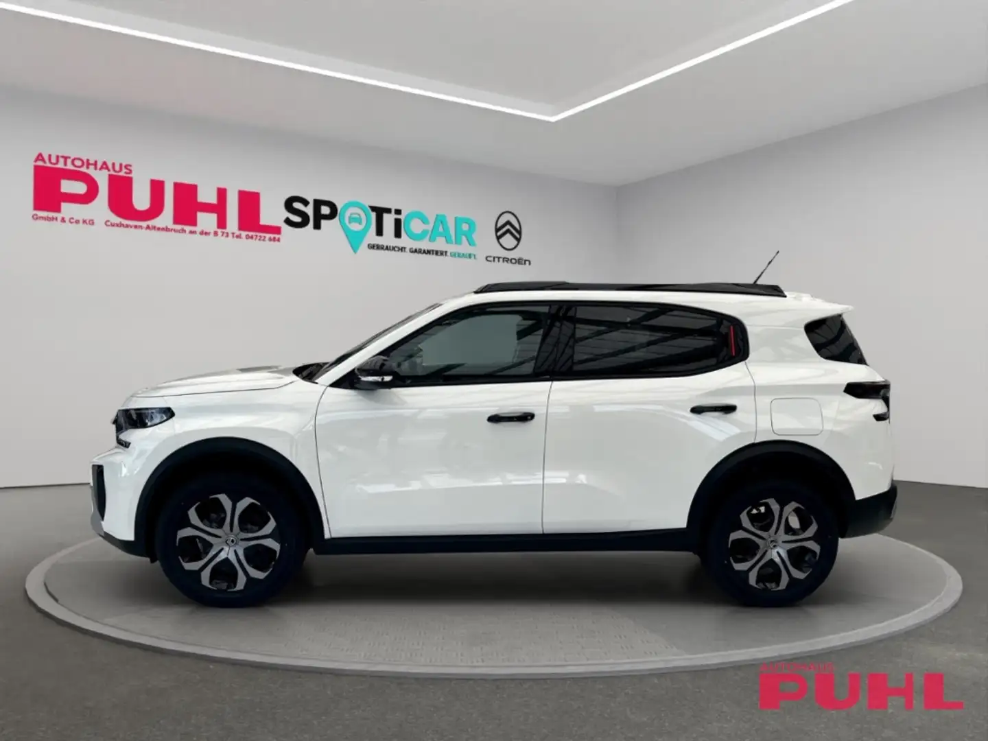 Citroen C3 Aircross Turbo 100 PLUS 1.2 Heckkamera+Warner. Weiß - 2
