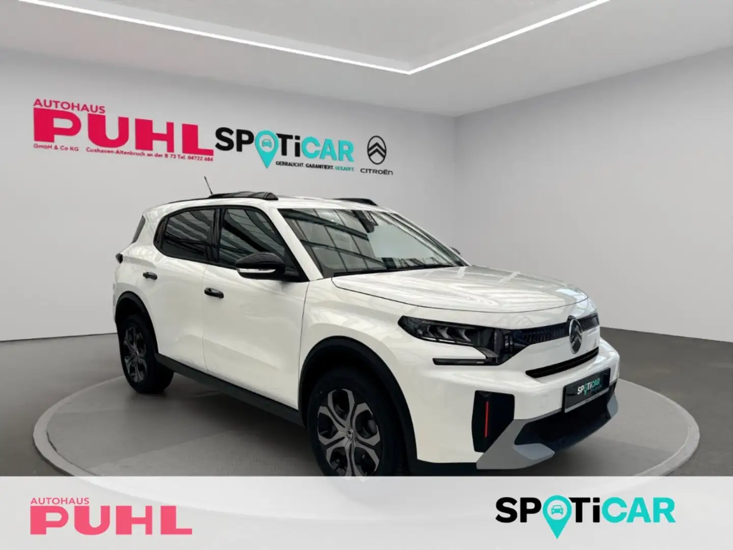 Citroen C3 Aircross Turbo 100 PLUS 1.2 Heckkamera+Warner. Weiß - 1