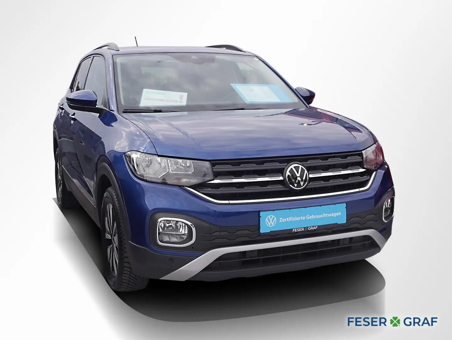 Volkswagen T-Cross 1.0 TSI Move DSG Navi PDC Sitzh. 16" Blauw - 2