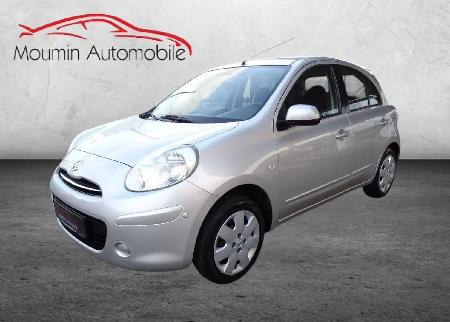 Nissan Micra 1.2 Acenta"KLIMA"NAVI"PDC"COC"TÜV-NEU!"EURO-5 Silber - 1