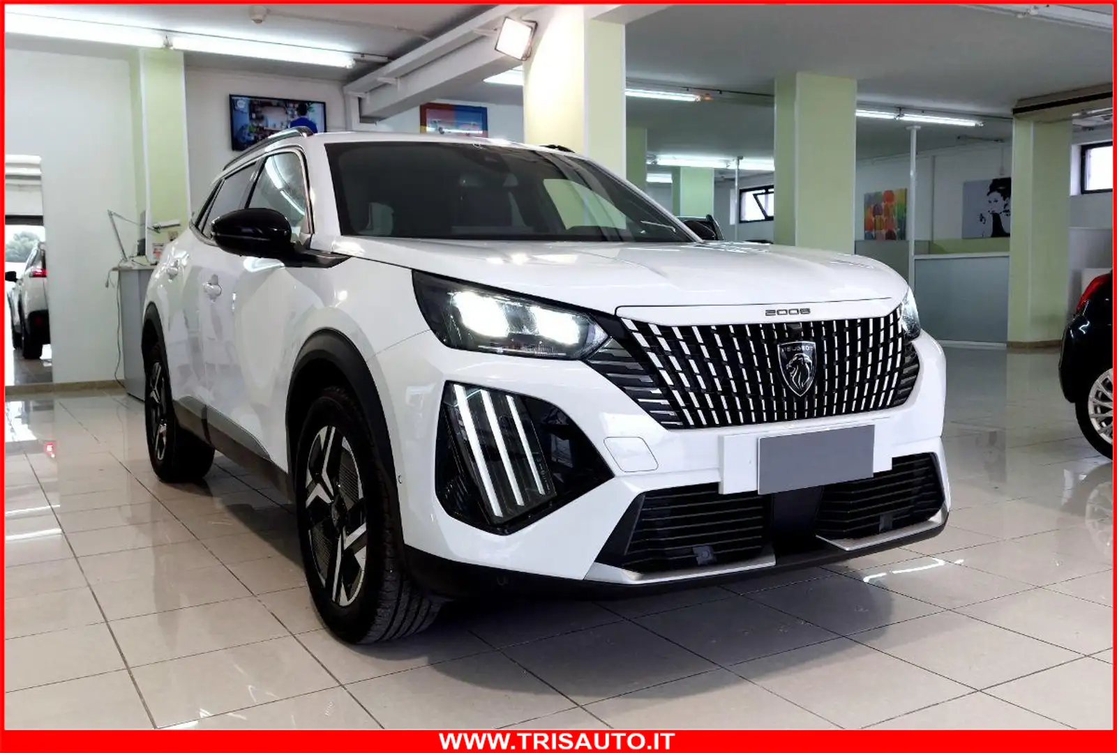 Peugeot 2008 1.2 Allure IVATA NEOPATENTATI (FULL LED+PELLE+NAVI Weiß - 1