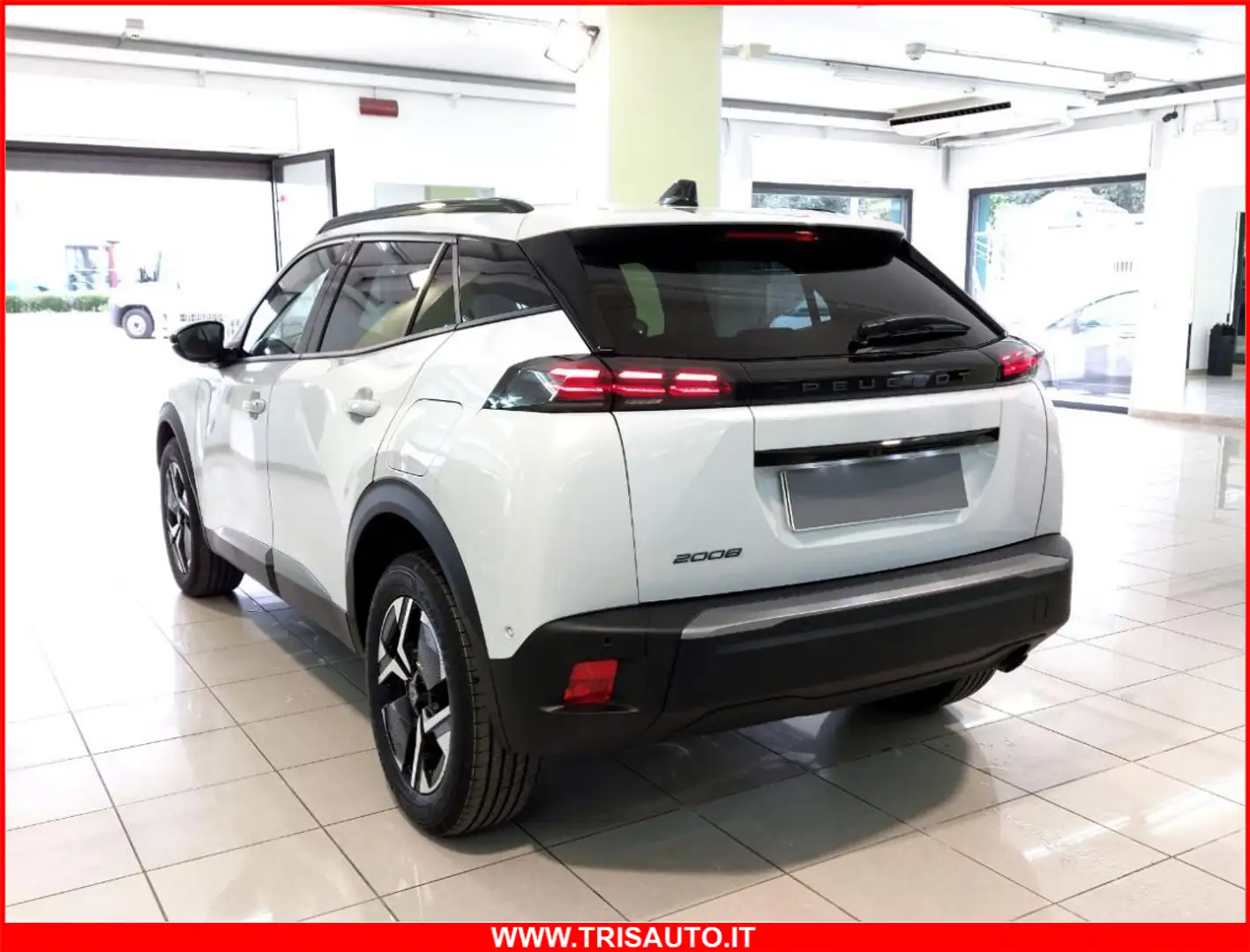 Peugeot 2008 1.2 Allure IVATA NEOPATENTATI (FULL LED+PELLE+NAVI Weiß - 2