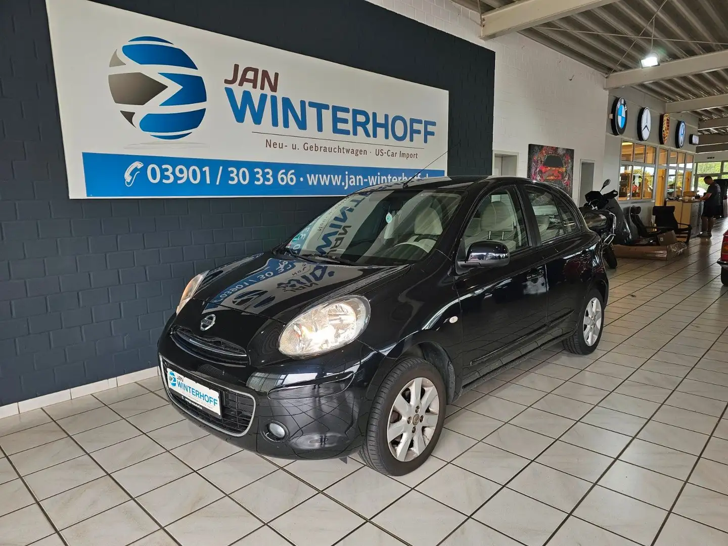 Nissan Micra 1.2 Salt & Pepper NAVI SITZHEIZUNG ALU Schwarz - 1