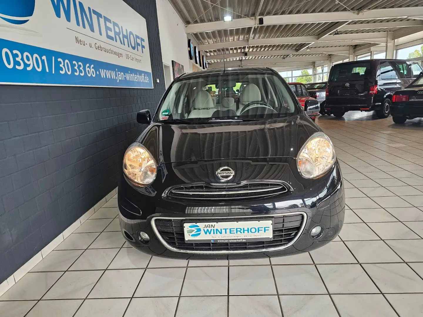 Nissan Micra 1.2 Salt & Pepper NAVI SITZHEIZUNG ALU Schwarz - 2