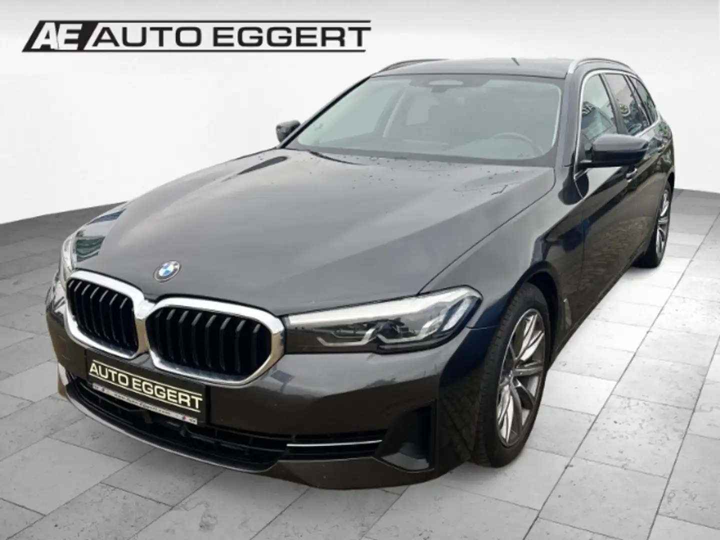 BMW 520 d Touring Mild-Hybrid EU6d D A Park-Assistent Gris - 1