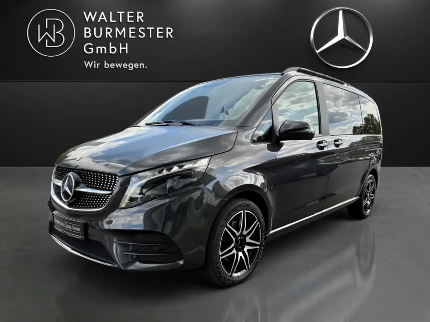 Mercedes-Benz V 250 d EDITION Kompakt +AMG+Night+StHz+KAMERA Gris - 2