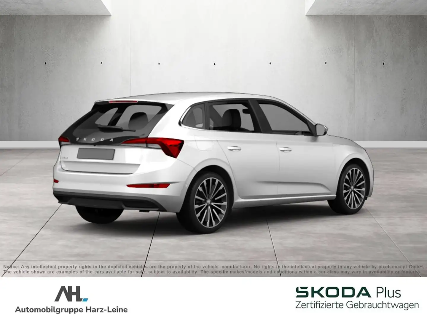 Skoda Scala 1.0 TSI Style LED Pano SmartLink PDC SHZ Weiß - 2