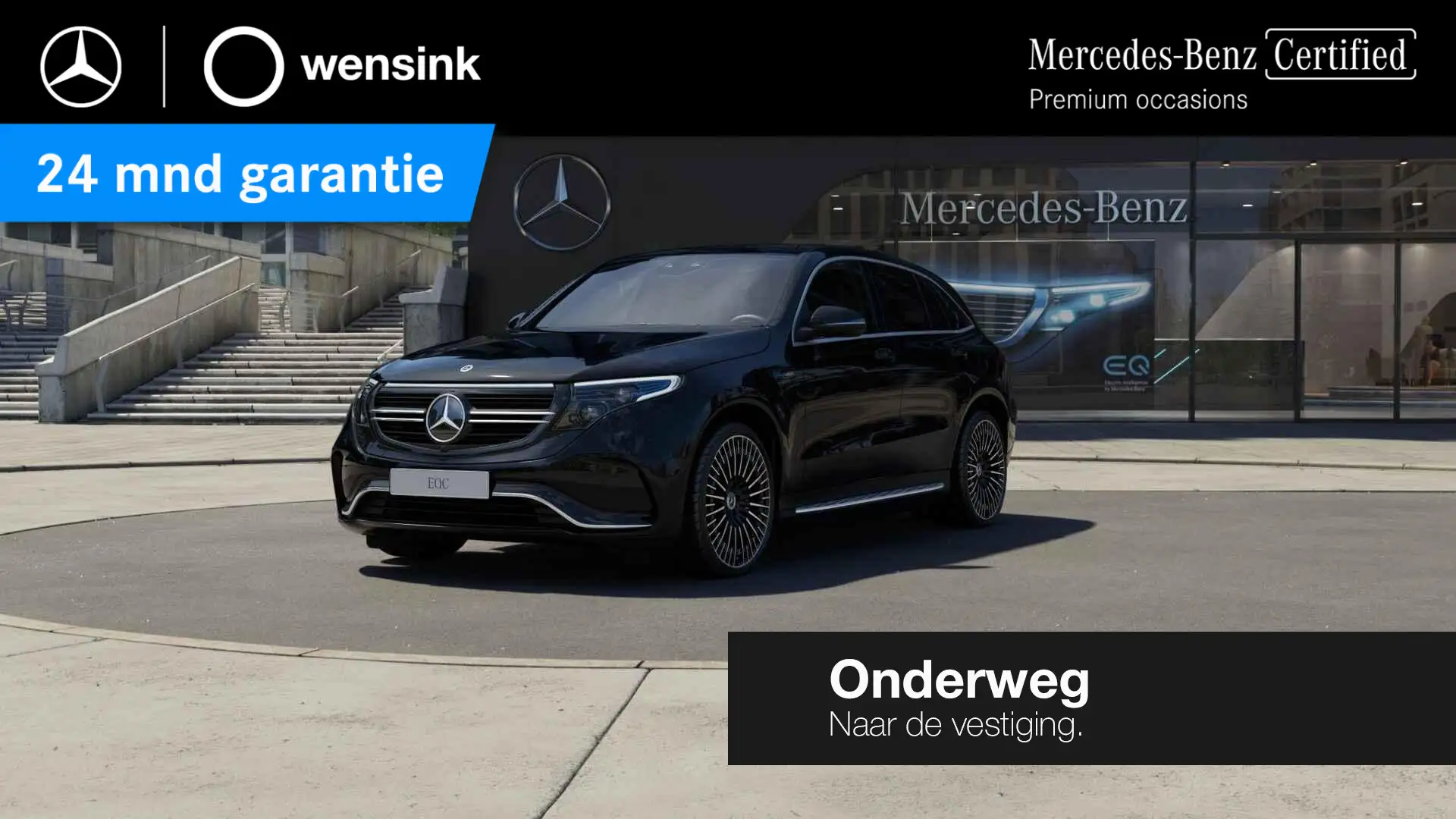 Mercedes-Benz EQC 400 4MATIC 80 kWh Fekete - 1