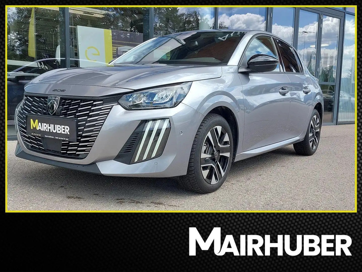 Peugeot 208 Hybrid 110 e-DCS6 Allure Grau - 1