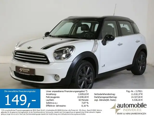 MINI Cooper D Countryman ALL4 Chili Aut. Navi Xenon