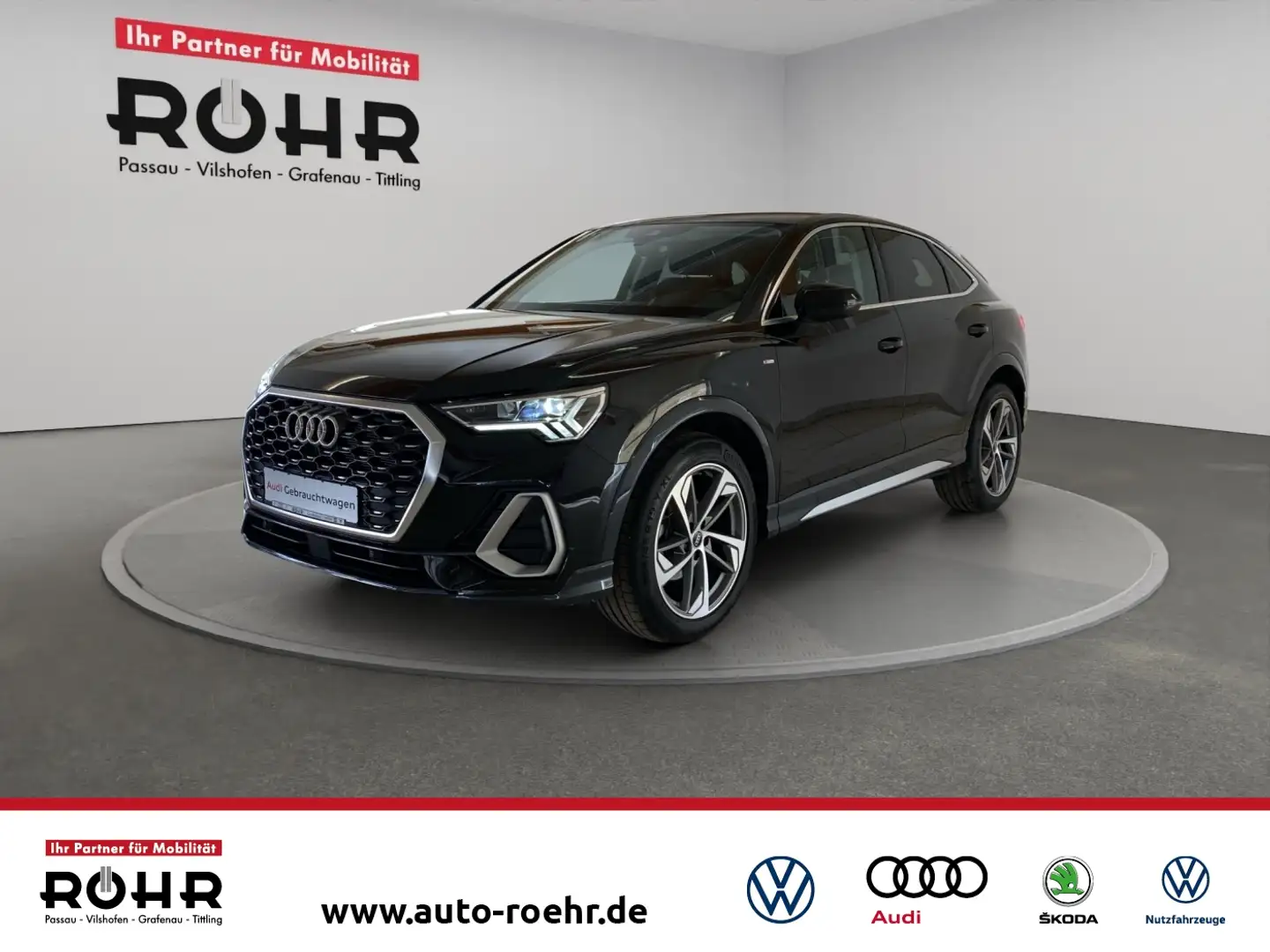 Audi Q3 Sportback S line 35 TFSI S tronic (Garantie 06/203 Schwarz - 1