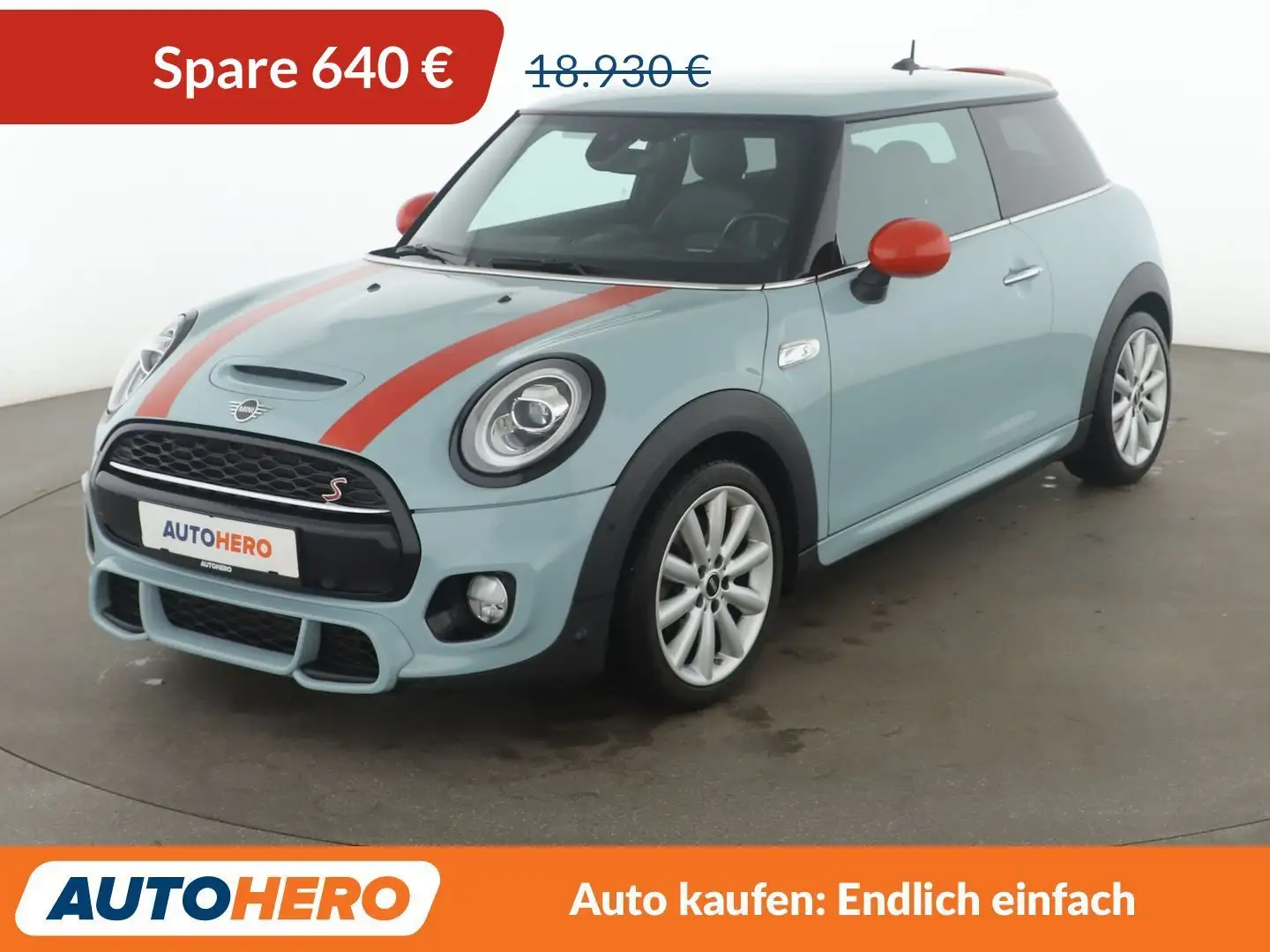 MINI Cooper S Cooper S Aut.*NAVI*ACC*PDC*LIM*SHZ*ALU* Blau - 1