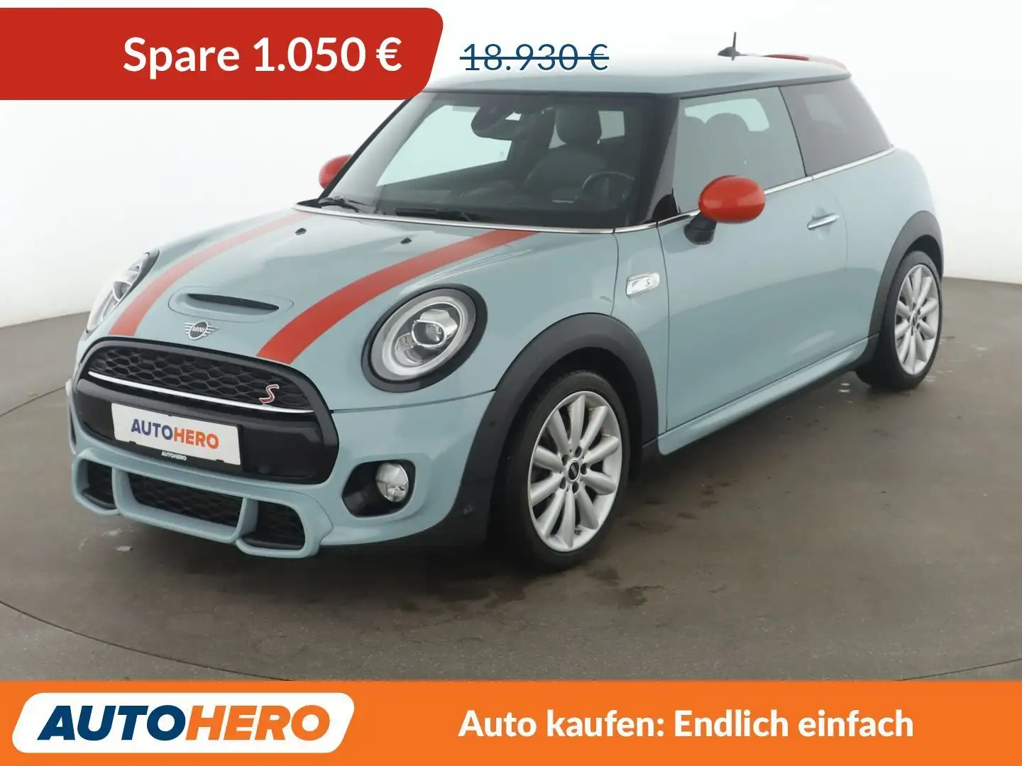 MINI Cooper S Cooper S Aut.*NAVI*ACC*PDC*LIM*SHZ*ALU* Blau - 1