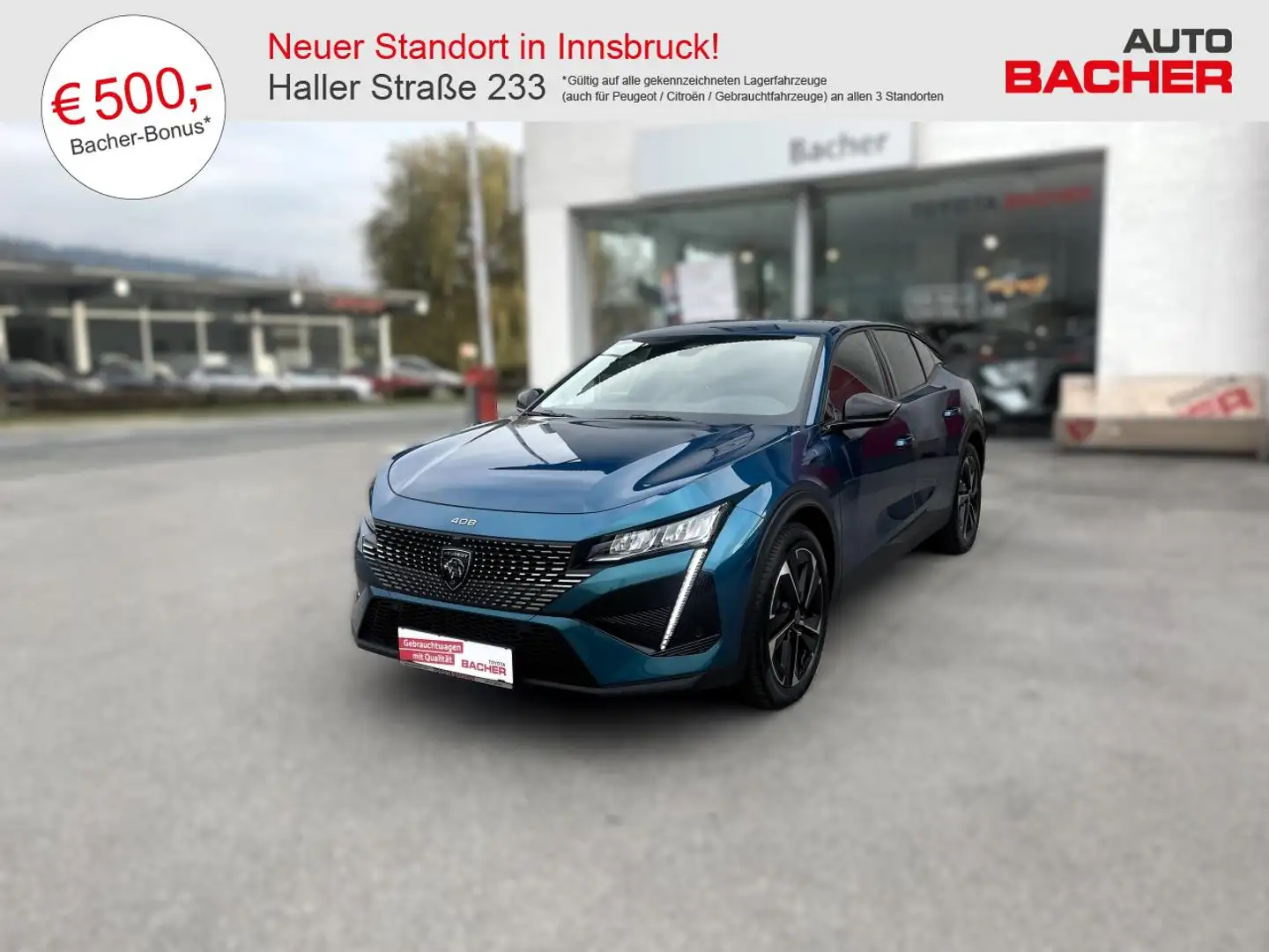 Peugeot 408 PT 130 EAT8 Allure Pack Azul - 1