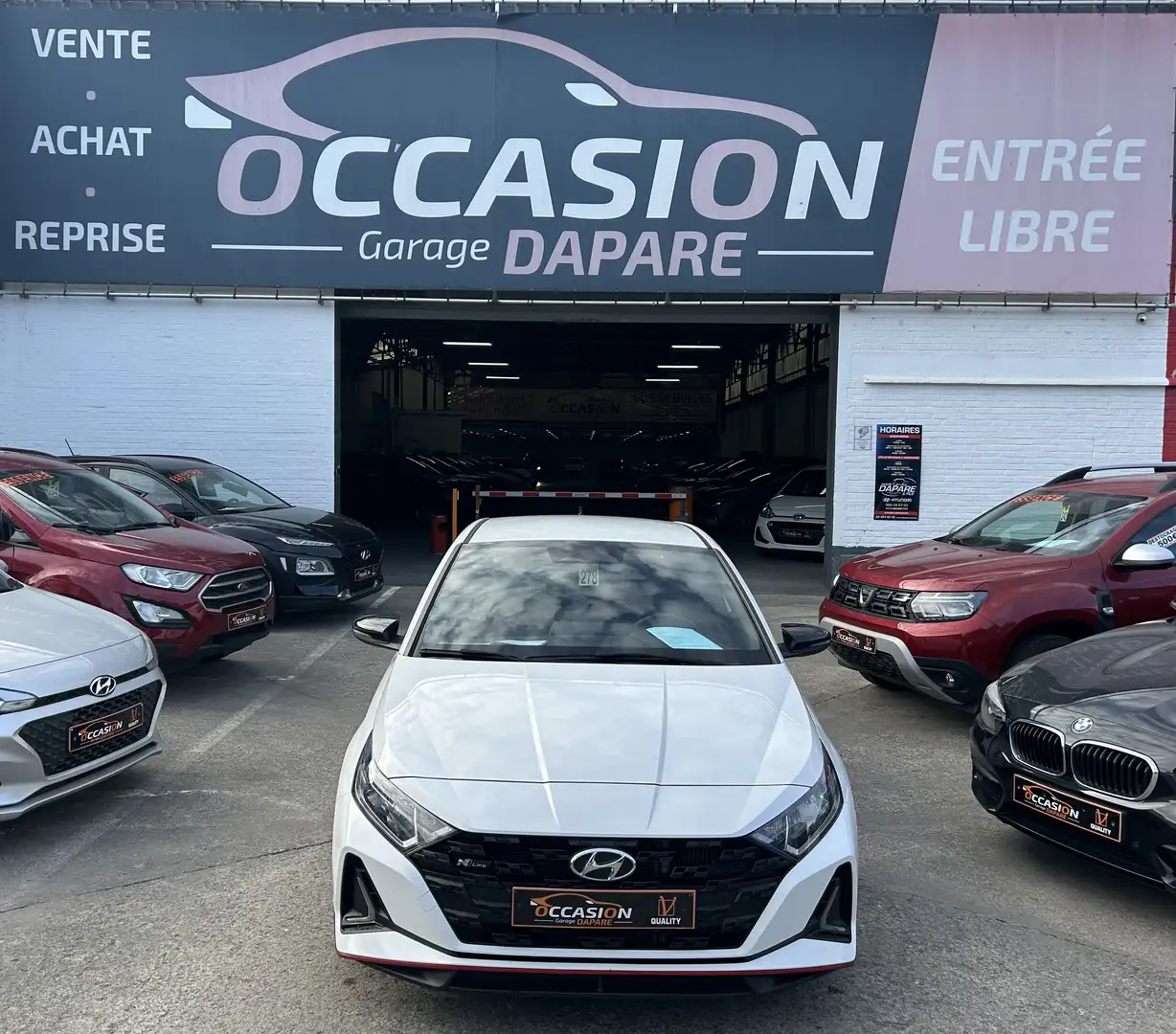 Hyundai i20 TWIST N-LINE 1.0 T-GDi 100CV - Garantie 03/2028 Blanc - 1