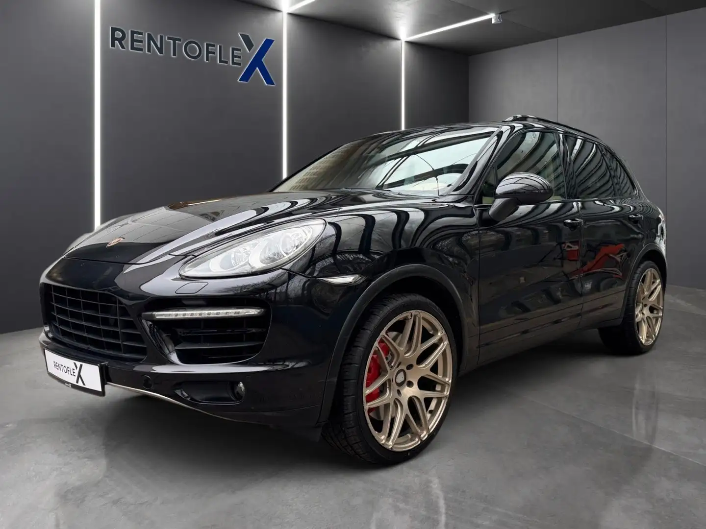 Porsche Cayenne Turbo/Pano/22" Alu/TOP!!! Zwart - 1