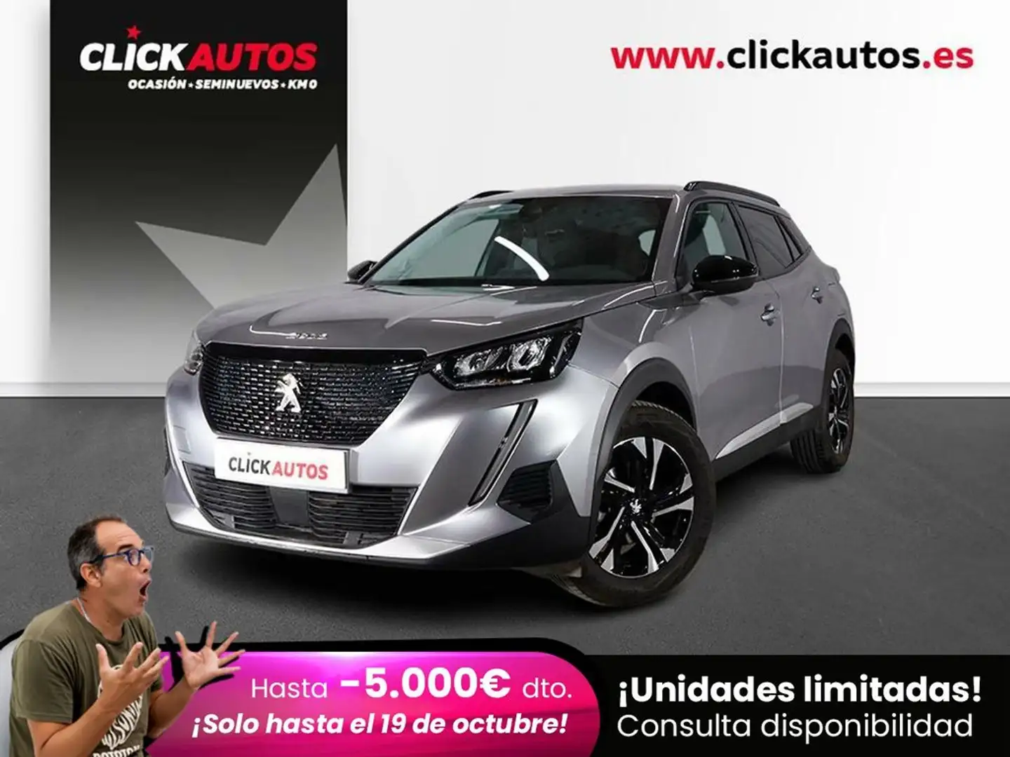 Peugeot 2008 1.5BlueHDi S&S Allure EAT8 130 Gris - 1