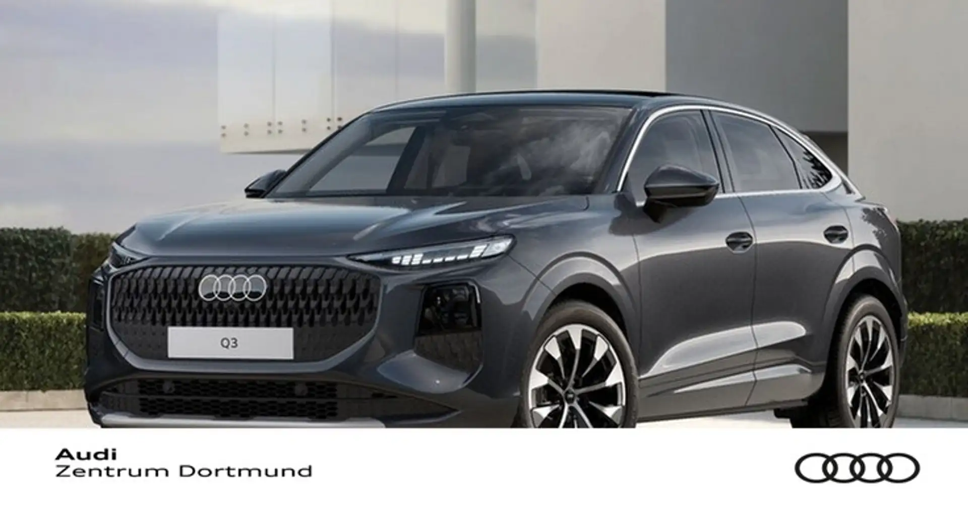 Audi Q3 Sportback TFSI S tronic AHK+PANO+Sonnenschutzve... Grau - 1