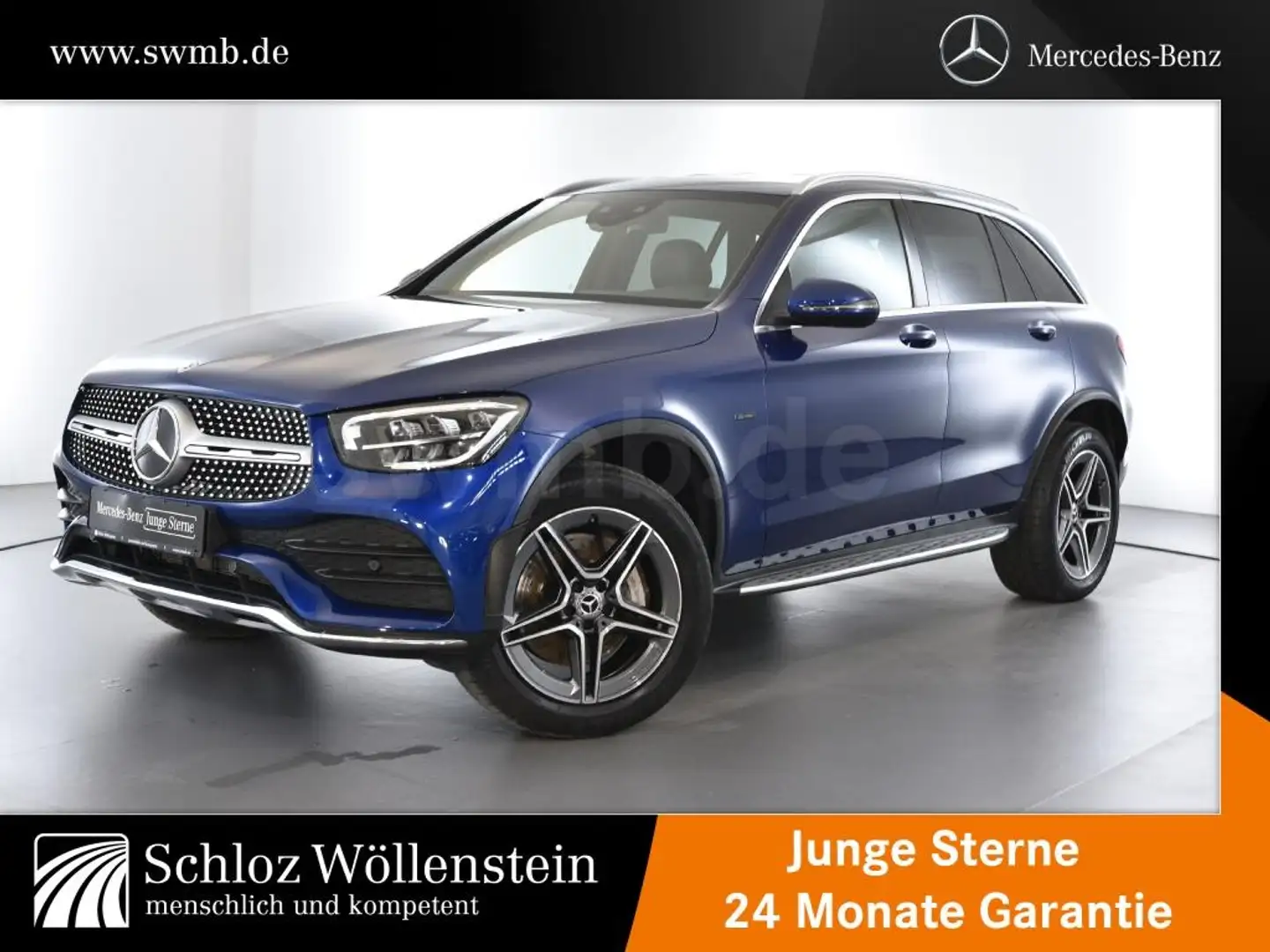 Mercedes-Benz GLC 300 e 4M AMG/LED/AHK/DISTRONIC/Business/SpurP Blau - 1