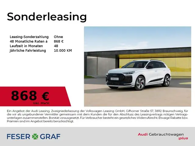 Audi SQ6 e-tron e-tron 360kW Pano,HUD,B&O,techpro,AHK,Leder