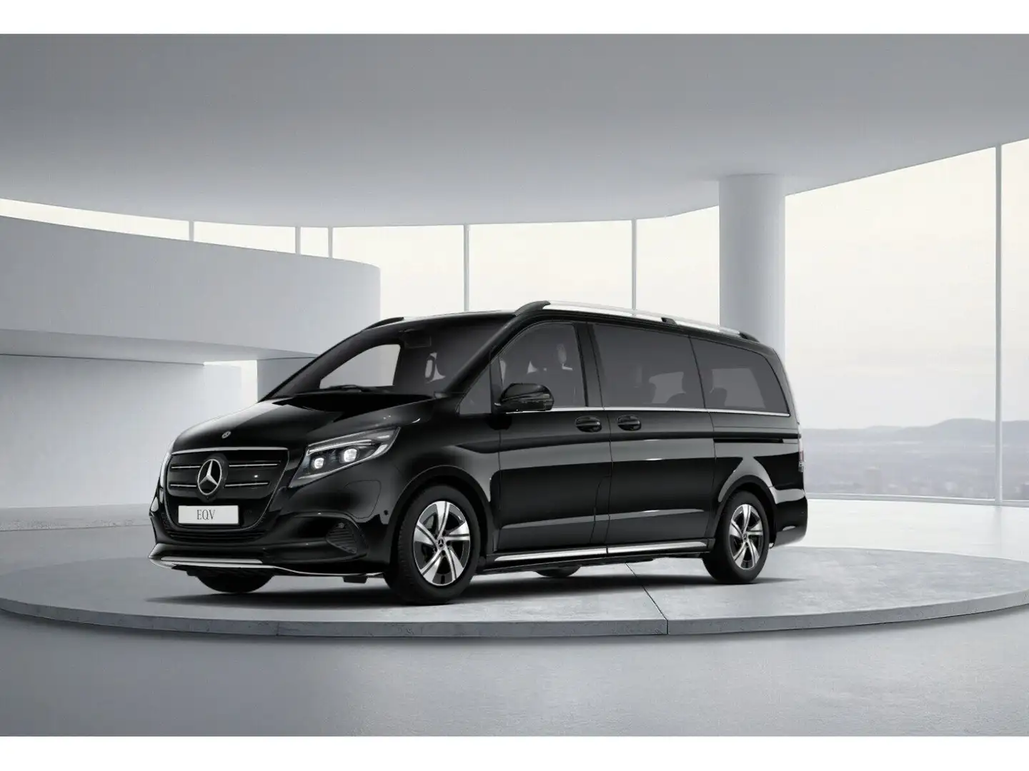 Mercedes-Benz EQV 300 AVANTGARDE Lang 6 Sitze LED Navi Distr Schwarz - 1
