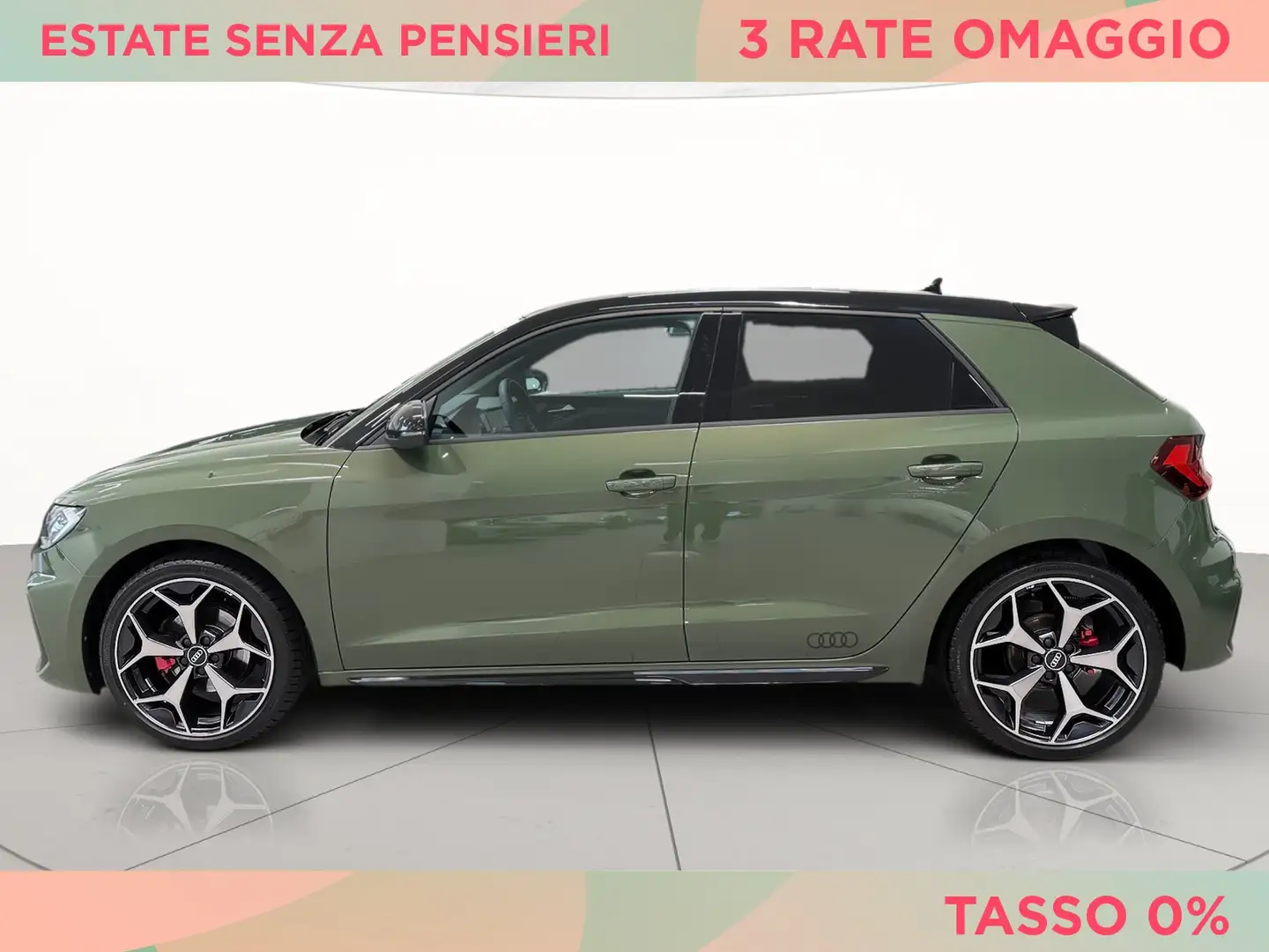 Audi A1 sportback 25 1.0 tfsi s line edition s-tronic my20 Verde - 2