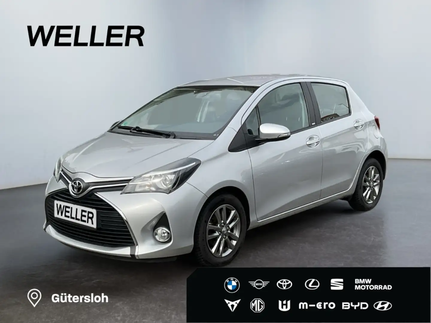 Toyota Yaris 1.33 *Klimaanlage*Colorverglasung*Bremsass* Argent - 1