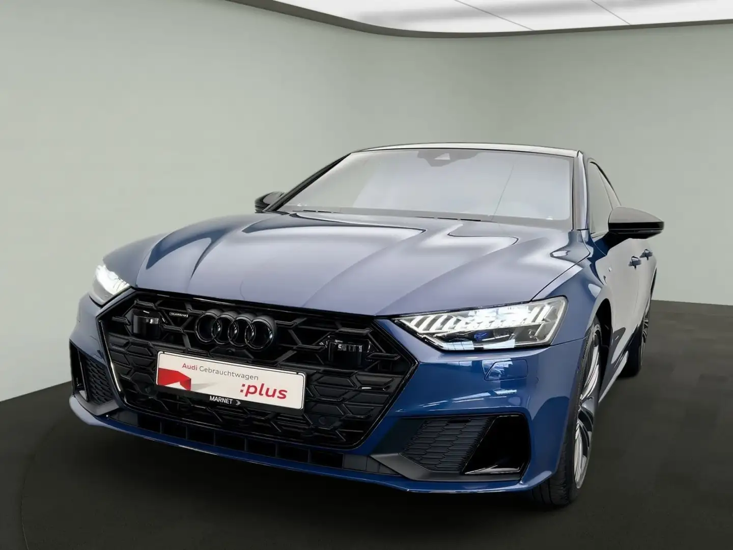 Audi A7 55 TFSI e quattro S line*Navi*Matri Blau - 2