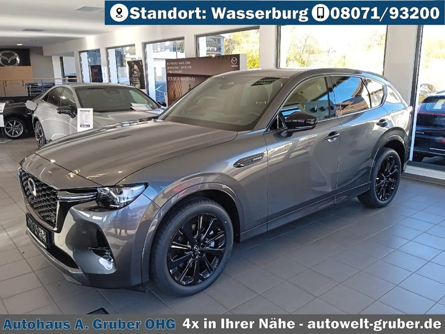 Mazda CX-60 2.5L e-SKYACTIV PHEV 327ps Automatik Homura Plus Gris - 2