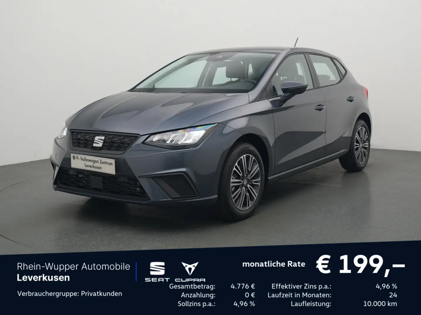 SEAT Ibiza 1.0 TSI Style Edition ACC FACEL. LED Šedá - 1