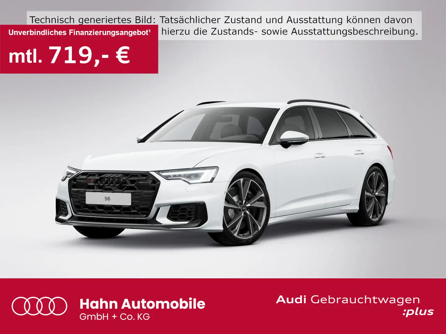 Audi S6 TDI quattro Virtual Sitzh CAM Akustik Weiß - 1