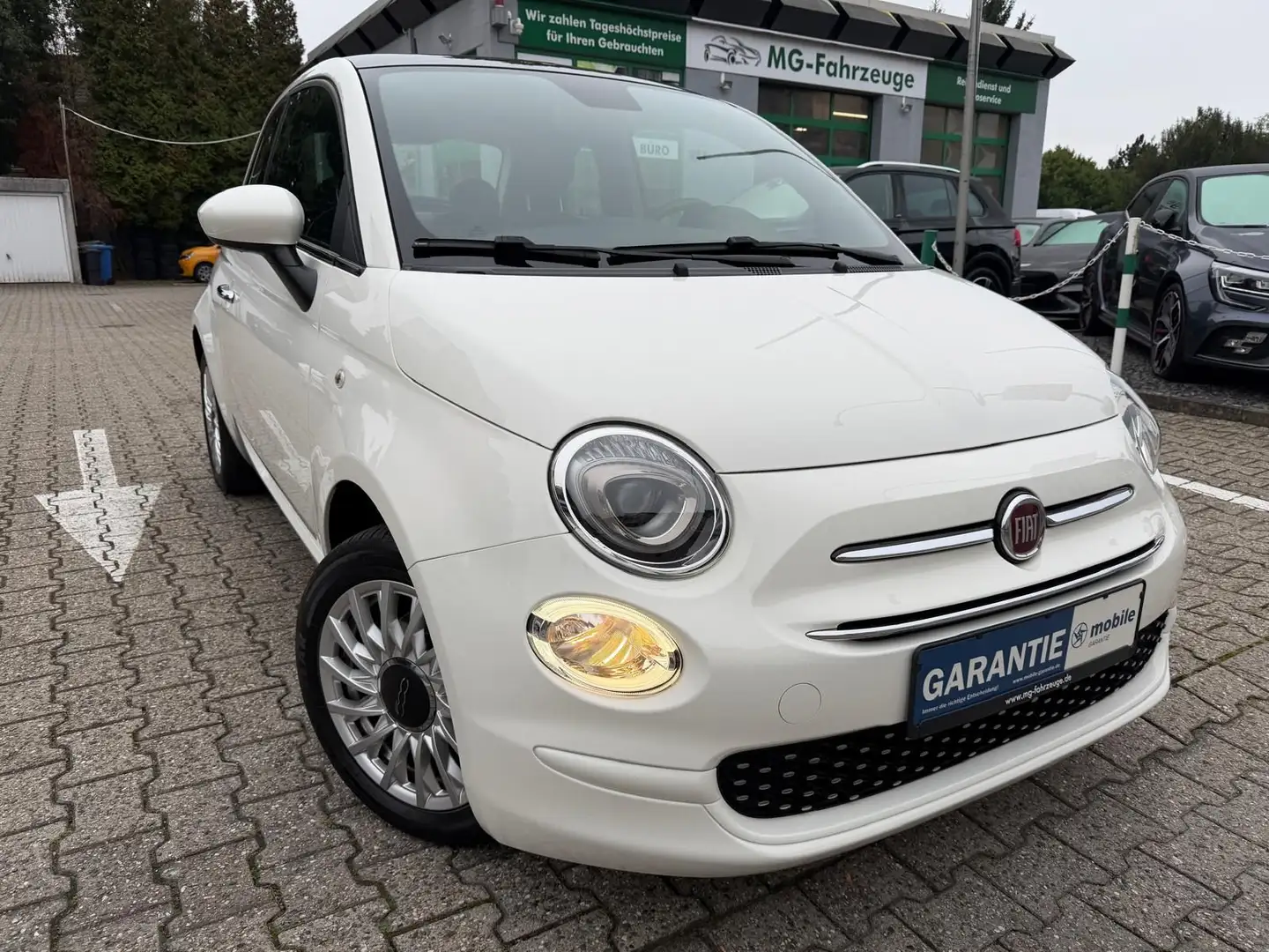 Fiat 500 NAVI PDC PANO ALU WEIß DAB Weiß - 1