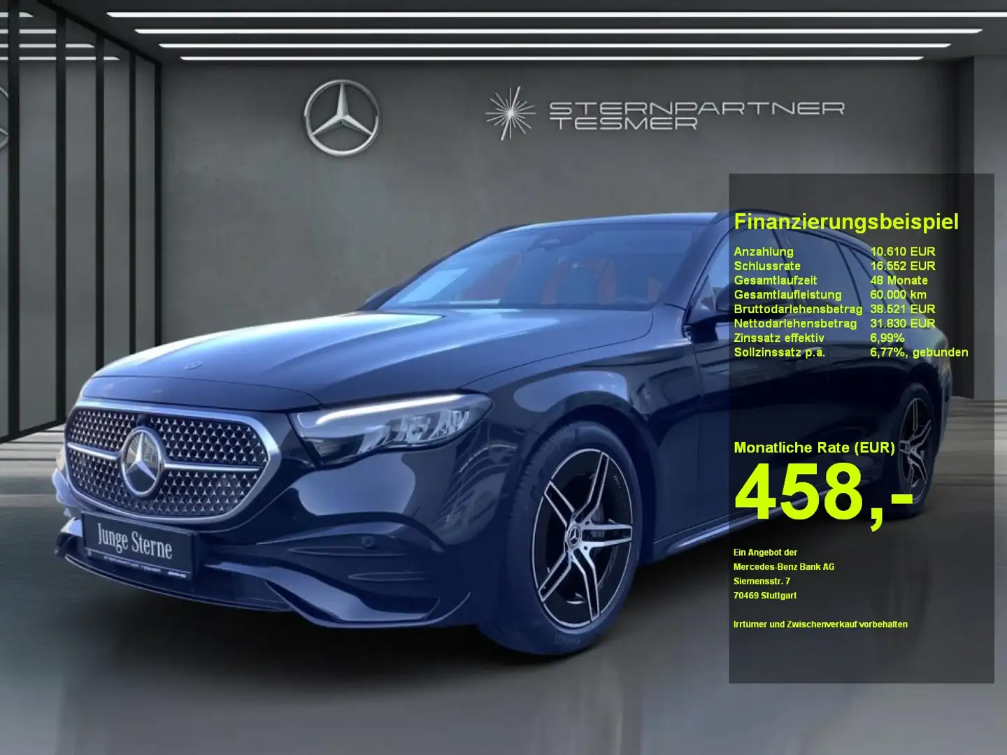 Mercedes-Benz E 200 T AMG ACC Night AHK RFK Ambi. MBUX LED Noir - 1