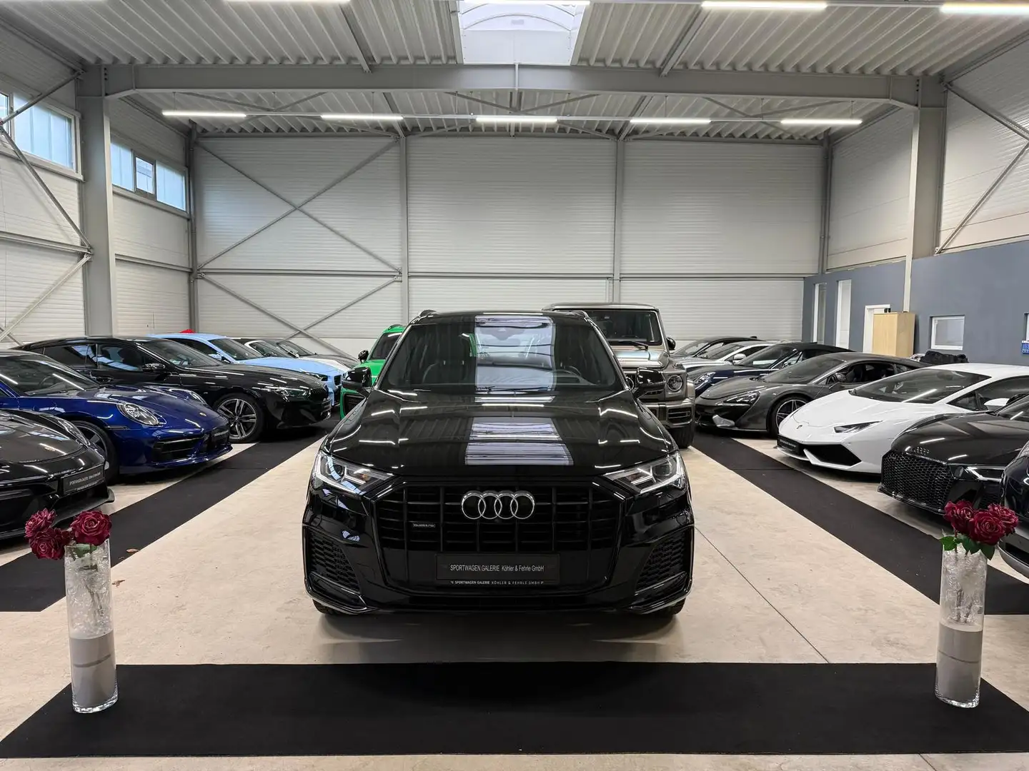 Audi Q7 55 TFSIe/S-line/360-Grad/B&O/Head-Up/*390€ Schwarz - 1