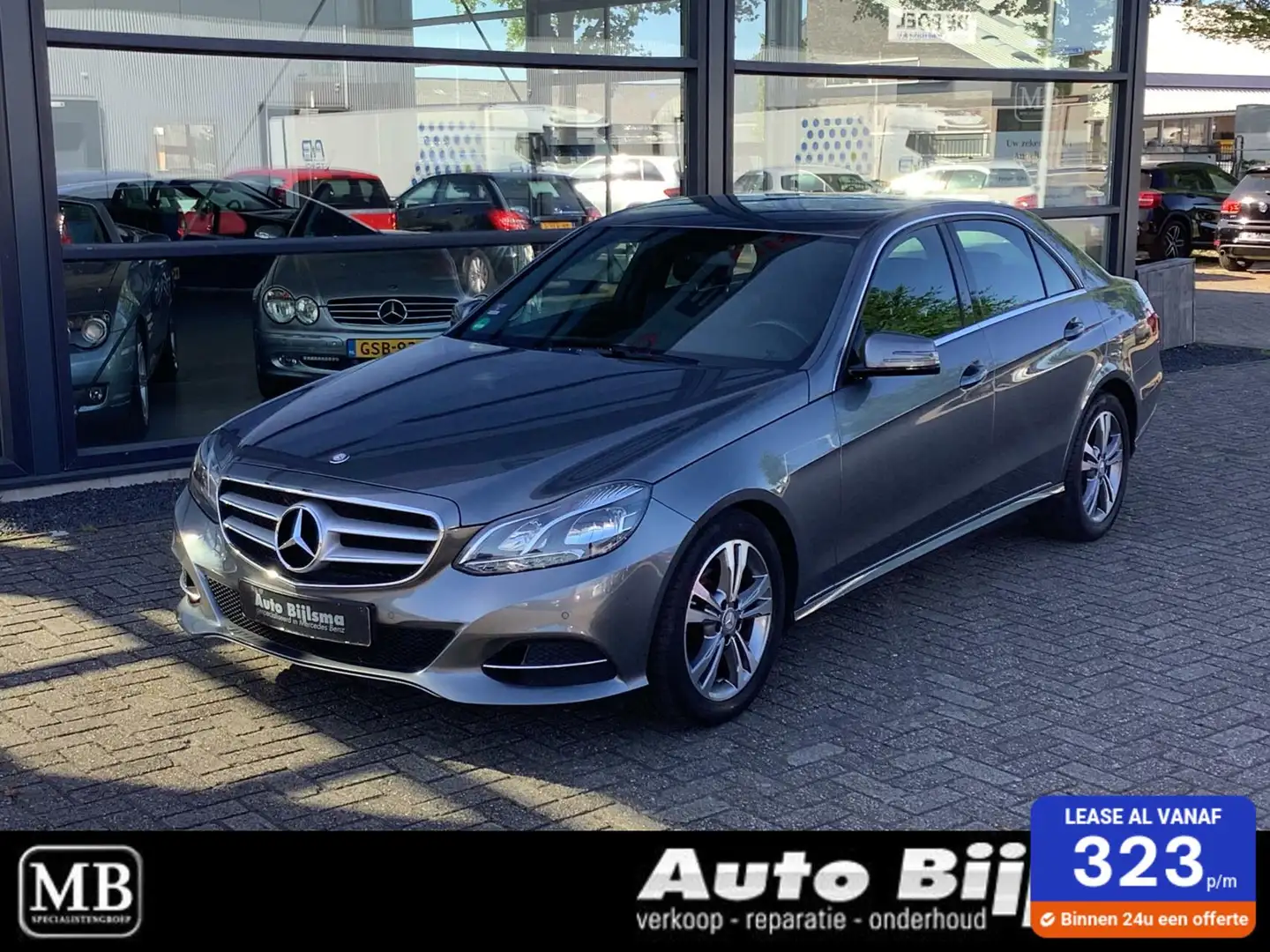 Mercedes-Benz E 200 Avantgarde automaat, navi, xenon, zeer net, Grau - 1