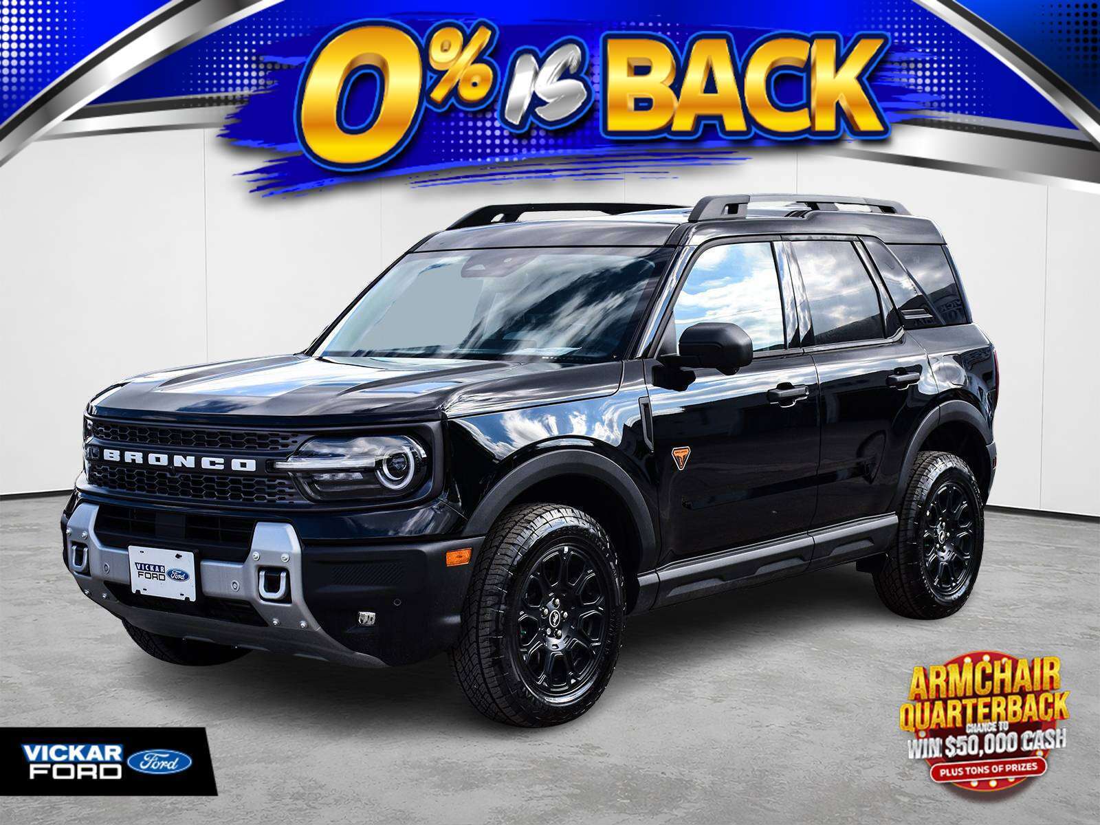 Black 2026 Ford Bronco Sport SUV / Crossover All-Wheel Drive Automatic