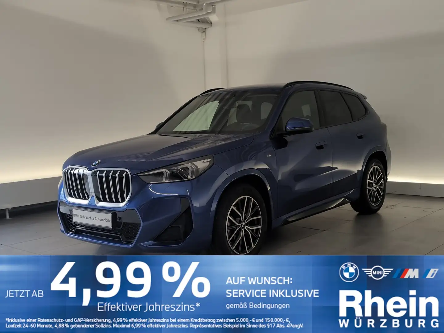 BMW X1 sDrive 18i M Sportpaket AHK/LRH/DAB AHK/LRH/DAB Blau - 1