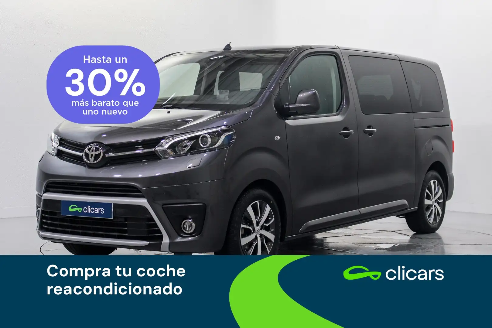 Toyota Proace Family L1 2.0D 8pl. Advance+Pack Plus Aut. 120 Gris - 1
