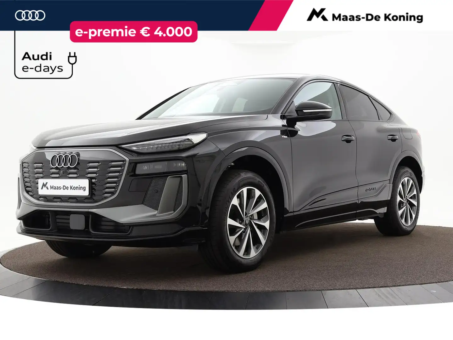 Audi Q6 e-tron Sportback Advanced edition 83Kwh 252 PK · T Zwart - 1