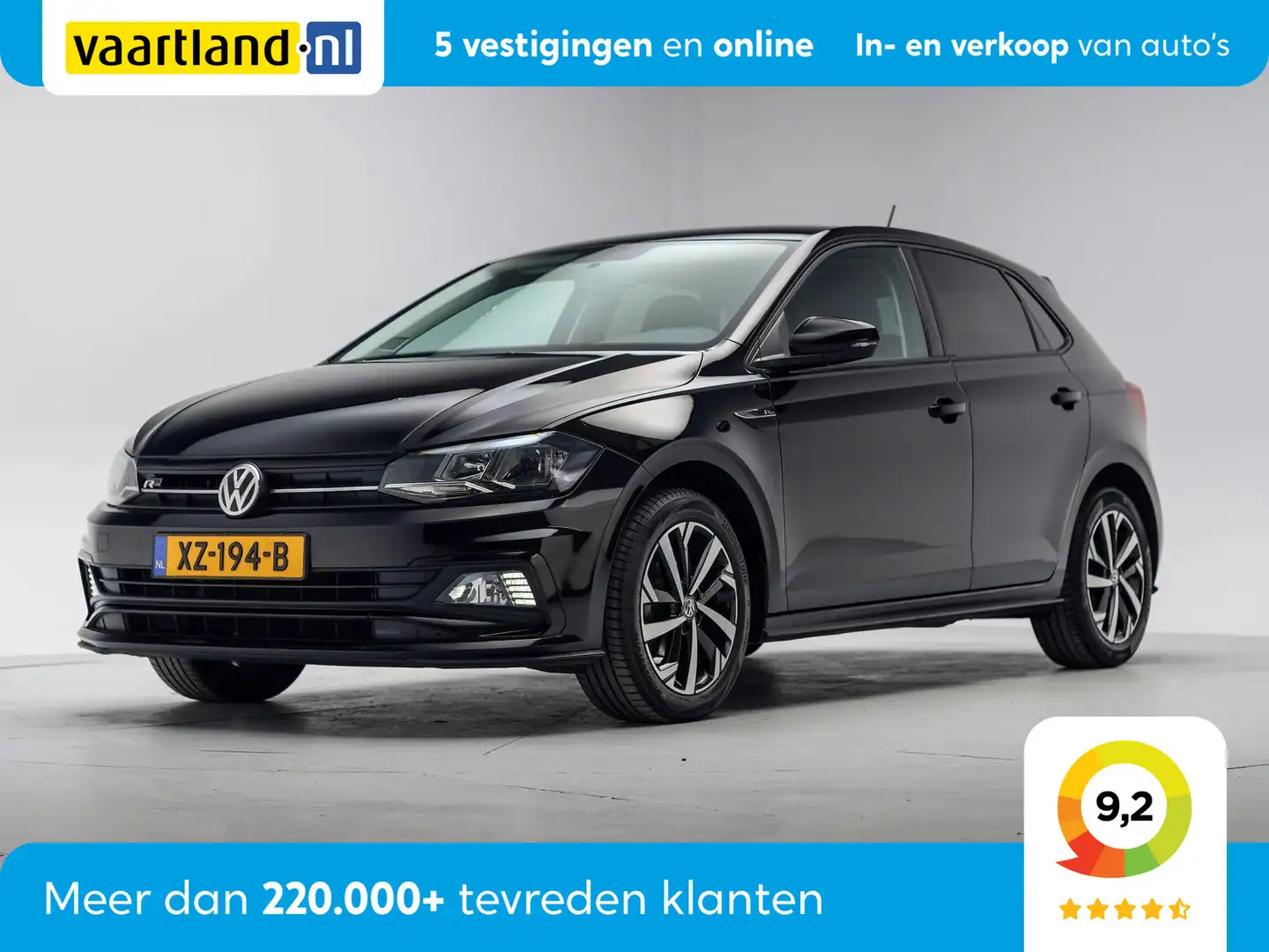 Volkswagen Polo 1.0 TSI R-Line [ Navigatie Adapt.cruise Carplay ] Noir - 1