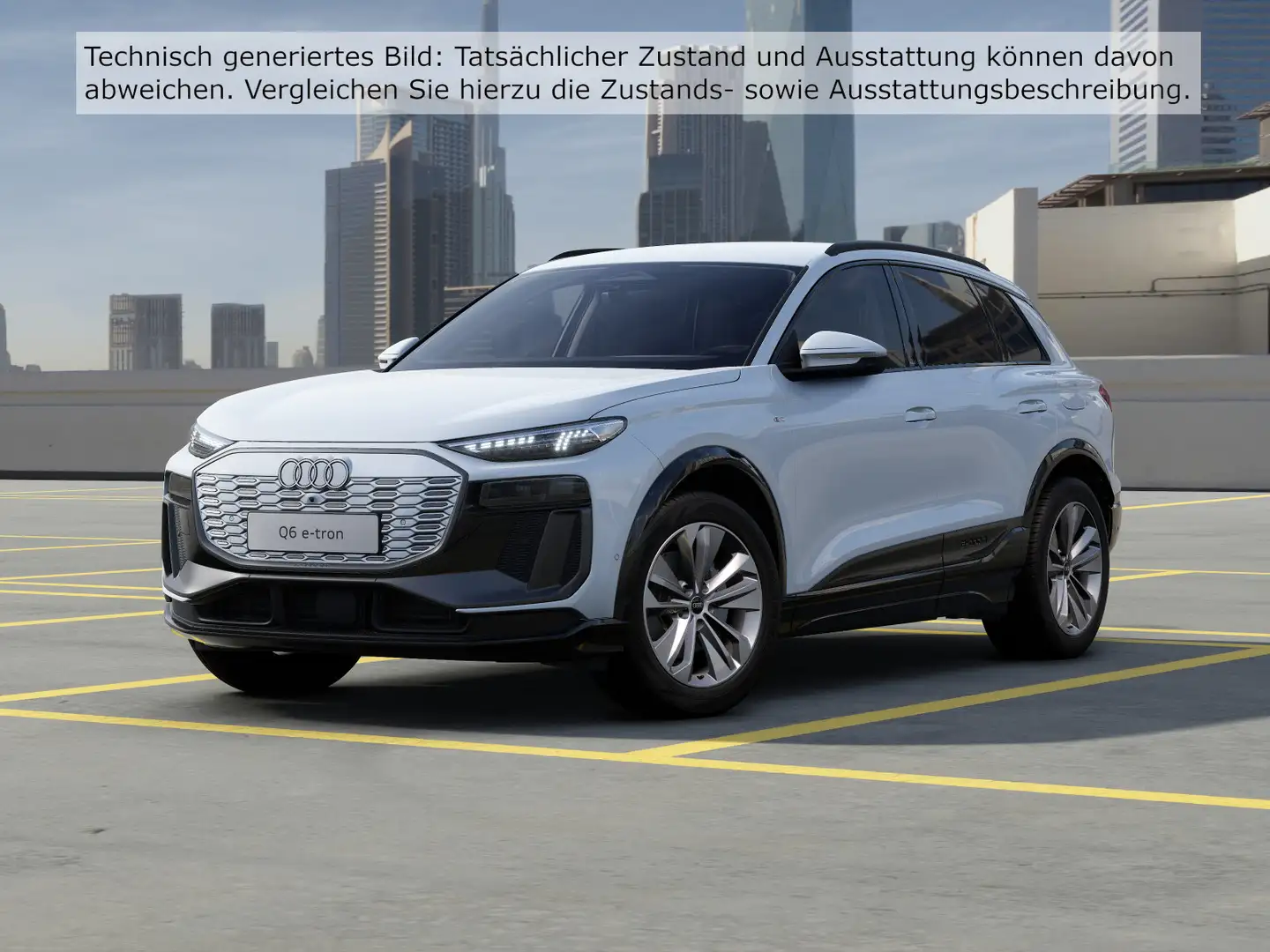Audi Q6 e-tron S ine LED DAB VC Sitzheizung PDC Blanc - 1