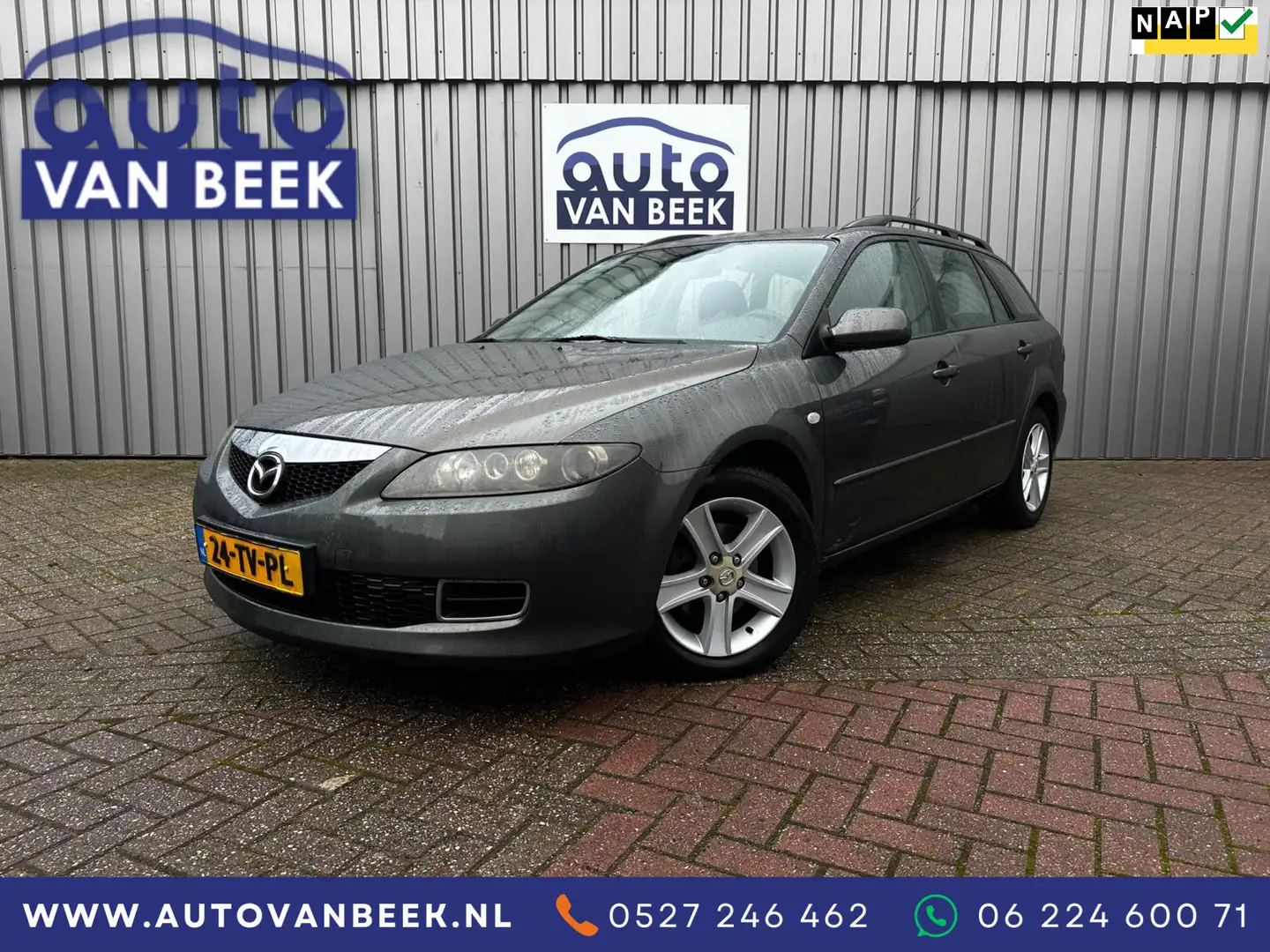 Mazda 6 Sportbreak 2.0 CiTD Touring Ambition Gris - 1